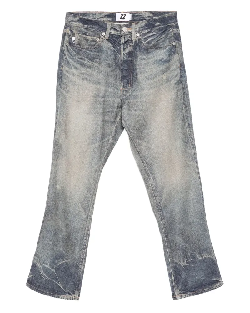 Izzue Jeans mit Logo-Patch - Blau Blau