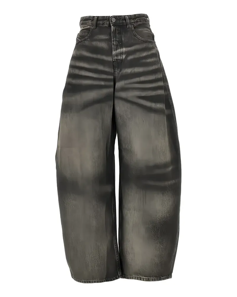 Diesel faded-effect wide-leg jeans - Grau Grau