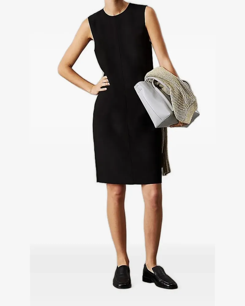 Calvin Klein Midikleid aus Jersey - Schwarz Schwarz