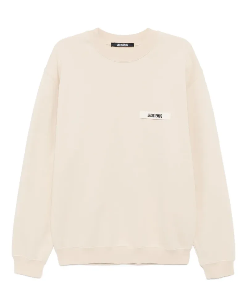 Jacquemus The Gros Grain Sweatshirt - Nude Nude