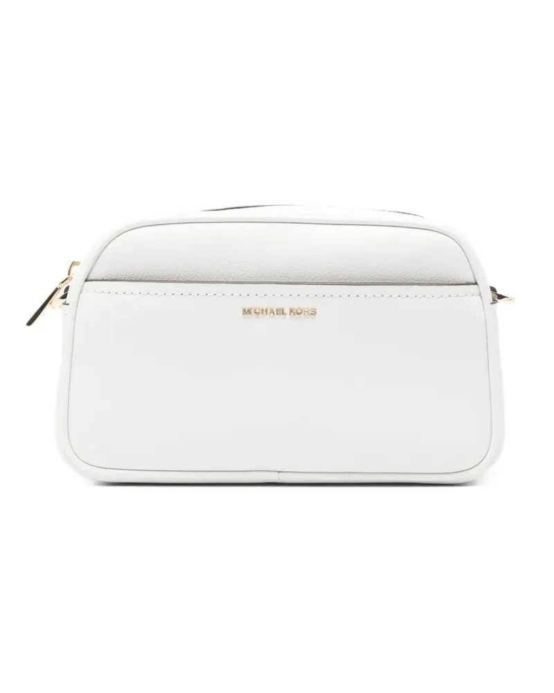 Michael Kors small Jet Set camera cross body bag - Weiß Weiß