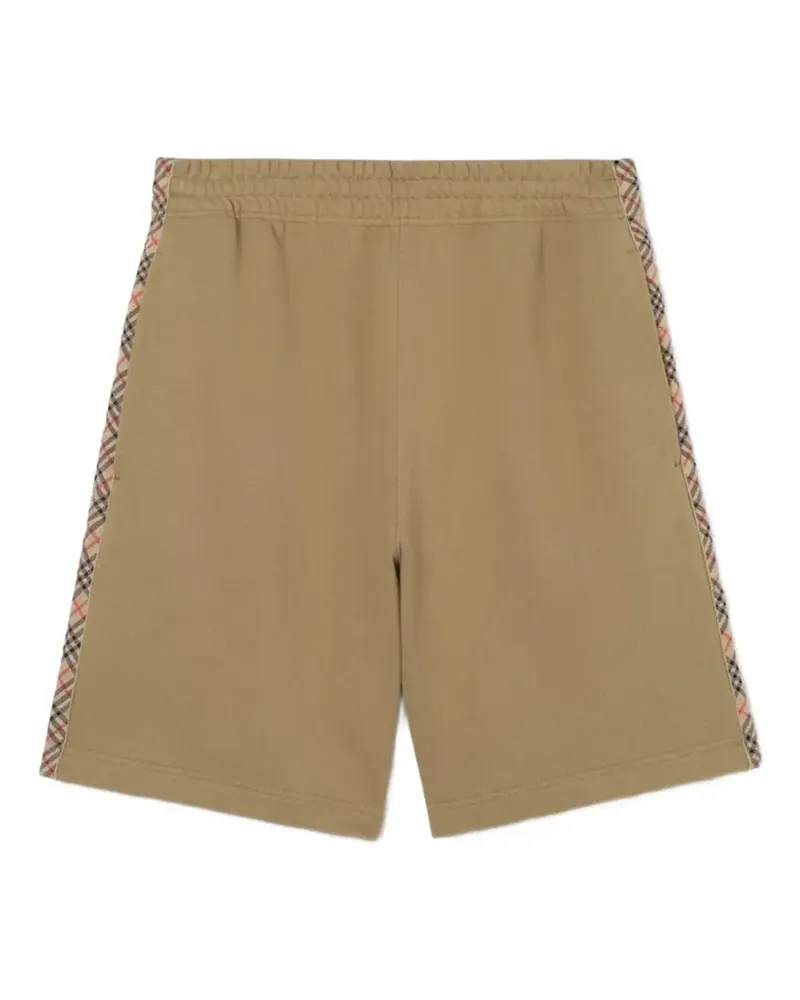 Burberry Shorts mit karierten Borten - Nude Nude