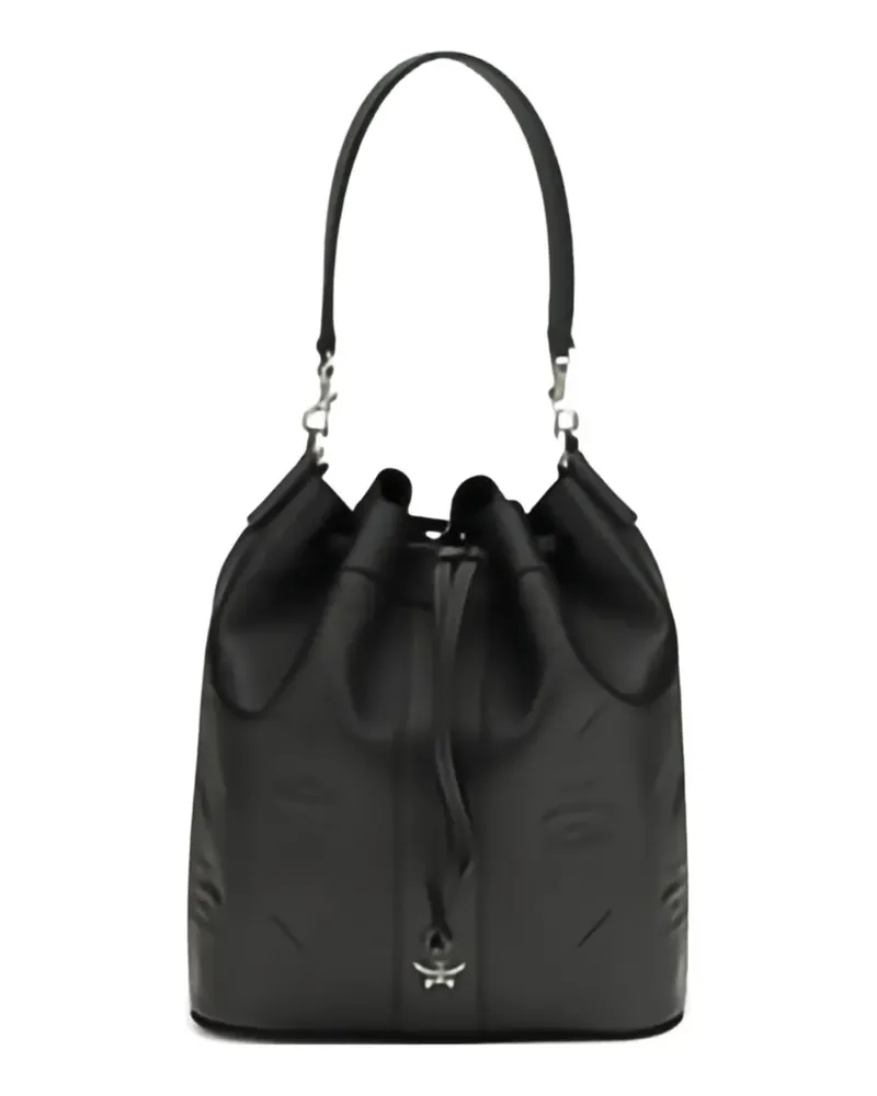 MCM Mittelgroße Dessau Beuteltasche - Schwarz Schwarz