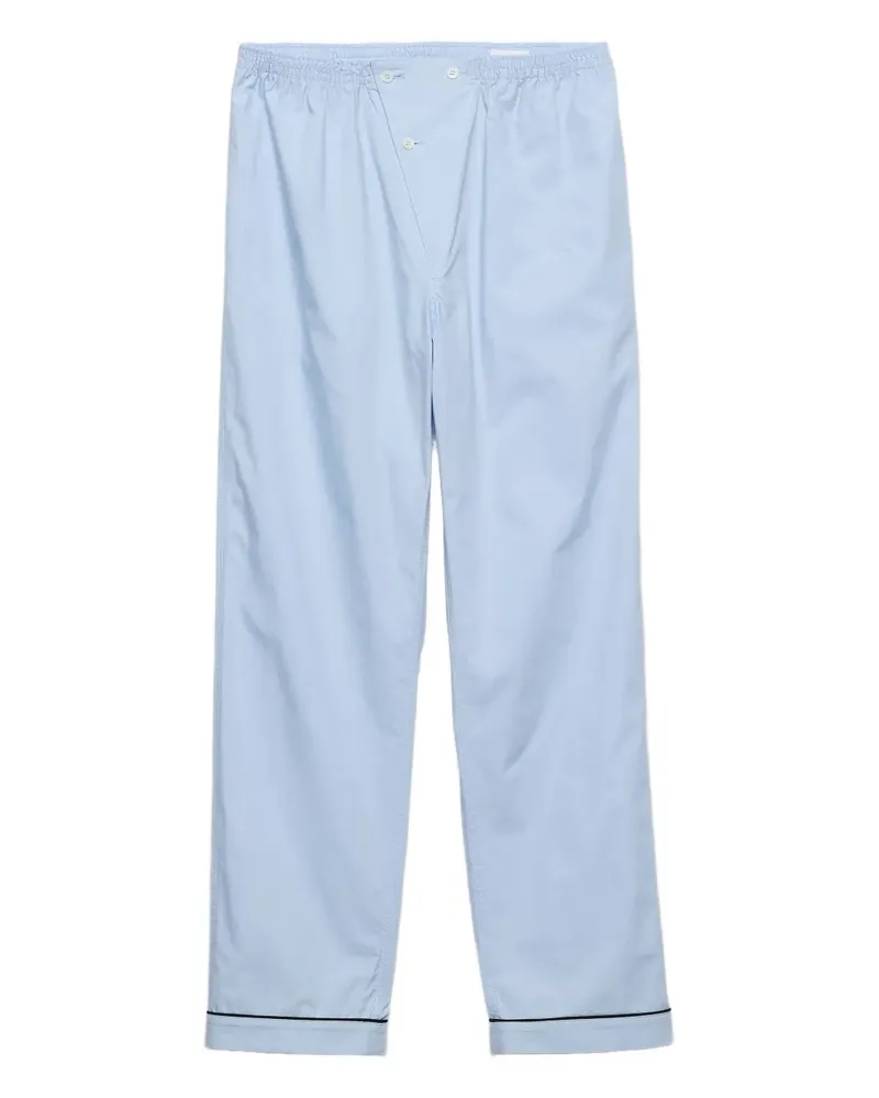 Prada Hose mit elastischem Bund - Blau Blau