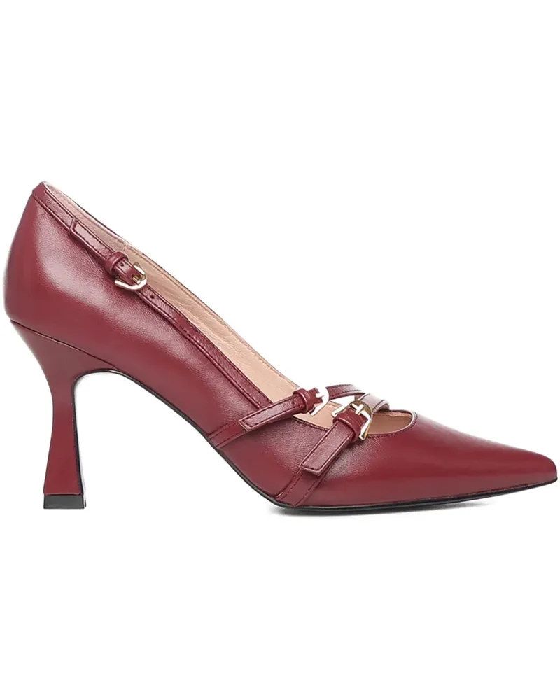 Coccinelle 85mm Fernanda buckle strap pumps - Rot Rot