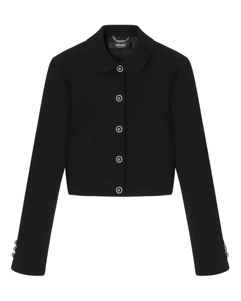 Versace long-sleeve buttoned jacket - Schwarz Schwarz