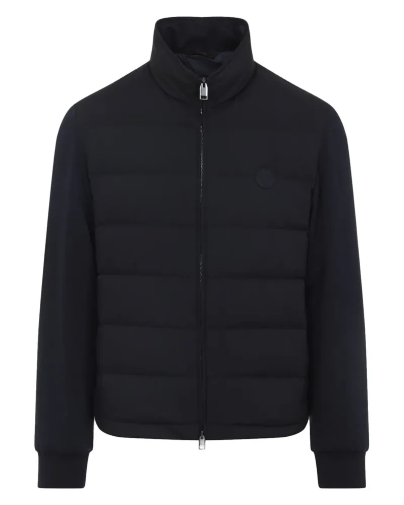 Brioni Gesteppte Jacke mit Stehkragen - Blau Blau