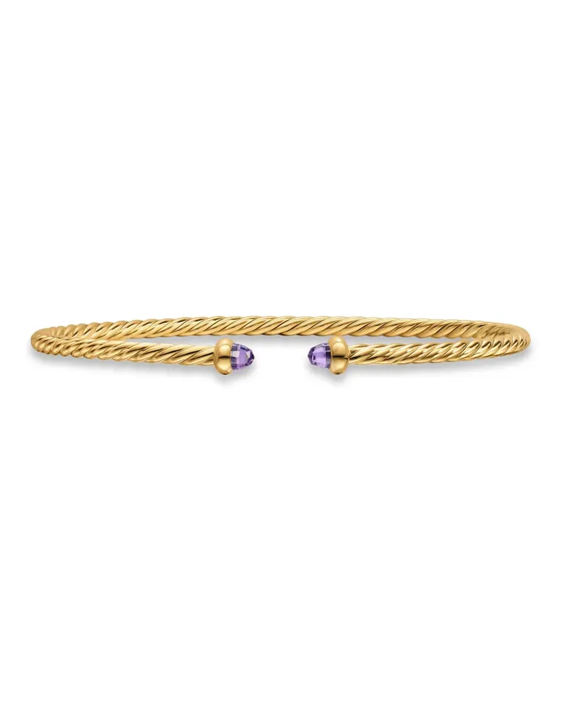 David Yurman micro Cablespira® flex bracelet - Gold Gold