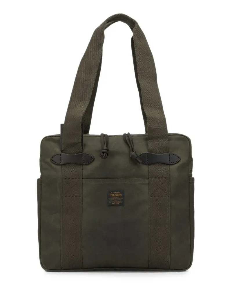 Filson Tin Cloth Schultertasche - Grün Grün