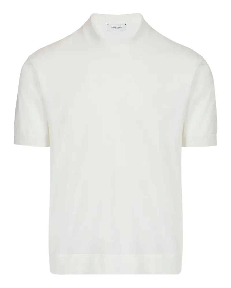 Paolo Pecora Milano short-sleeve sweater - Weiß Weiß