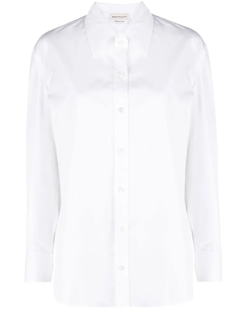 Alexander McQueen Langärmeliges Hemd - Weiß Weiß