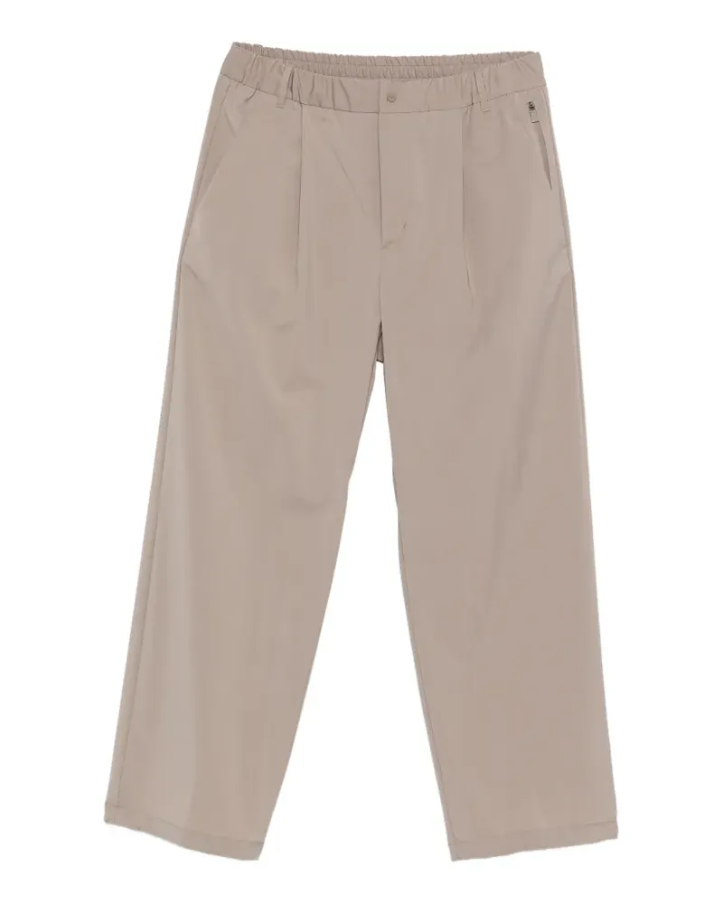Herno pleated elasticated-waist trousers - Grau Grau