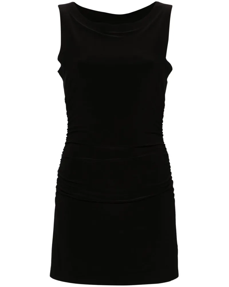 Norma Kamali Ärmelloses Minikleid - Schwarz Schwarz