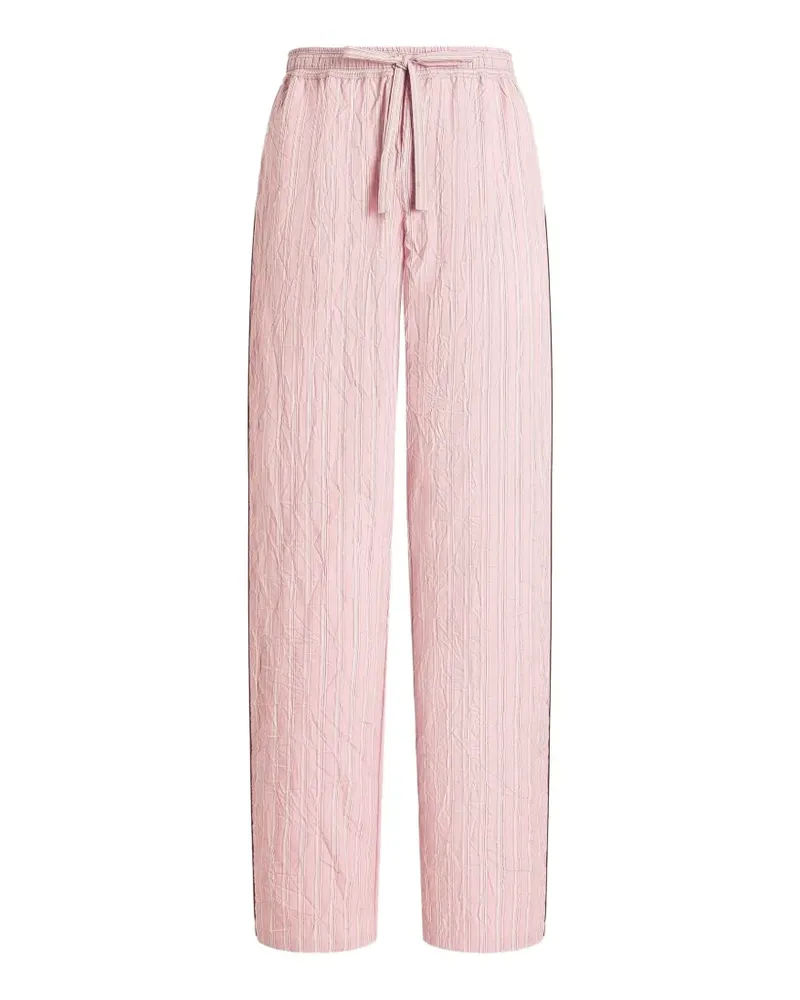 Dolce & Gabbana Gestreifte Hose in Knitteroptik - Rosa Rosa
