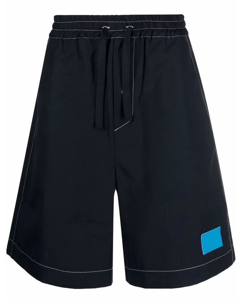 SUNNEI Shorts mit elastischer Taille Blau