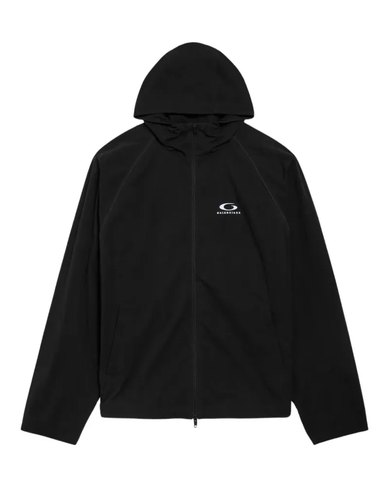 Balenciaga Jacke mit Kapuze - Schwarz Schwarz
