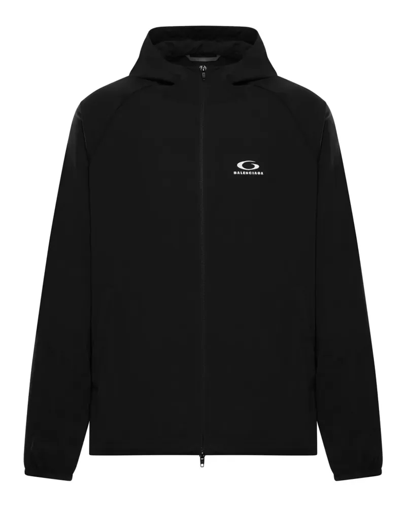 Balenciaga Joggingjacke im technischen Look - Schwarz Schwarz