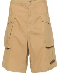 ASPESI Cargo-Shorts mit Logo-Patch Nude