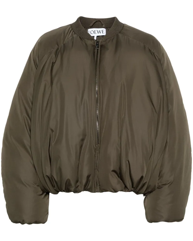 Loewe Gefütterte Bomberjacke - Grün Grün