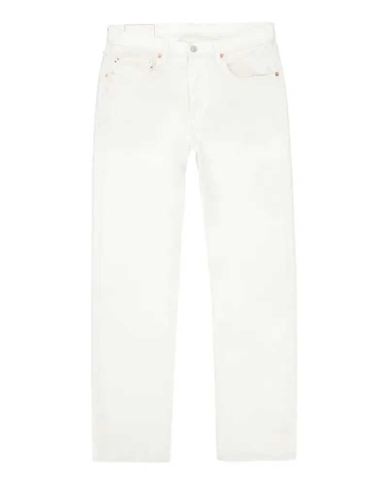 Fortela five pocket denim straight-leg jeans - Weiß Weiß