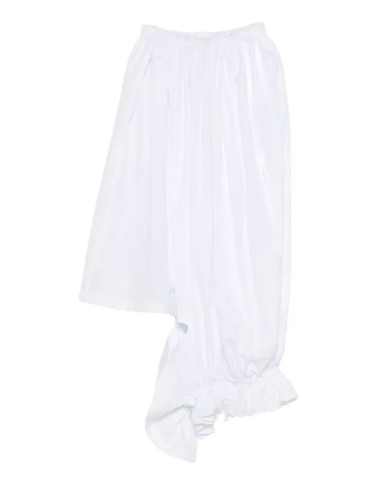 Comme des Garçons ruffled blouse - Weiß Weiß