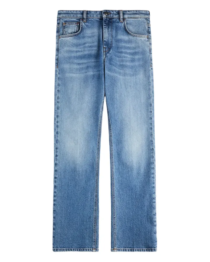 Fay Ausgeblichene Straight-Leg-Jeans - Blau Blau