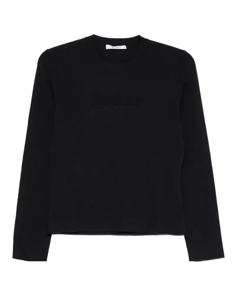 Max Mara Pullover mit Rundhalsausschnitt - Blau Blau