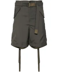 Sacai Cargo-Shorts aus Twill Grün