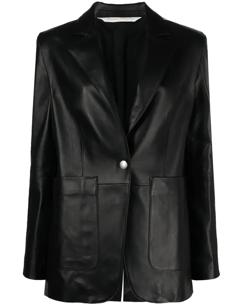 Palm Angels Blazer mit seitlichen Streifen - Schwarz Schwarz