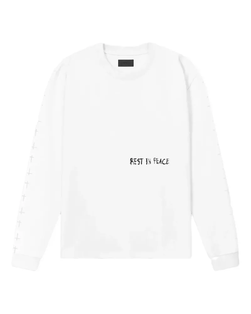 RTA Lawrence Langarmshirt - Weiß Weiß
