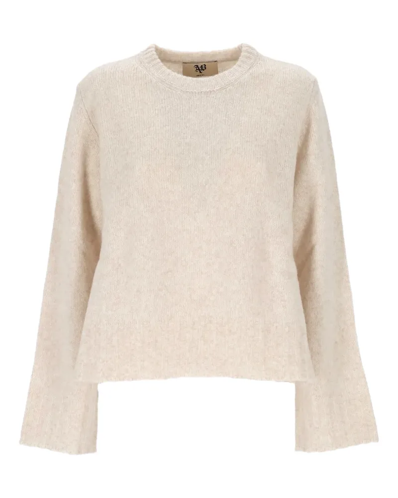 Aniye By Gerippter Strickpullover - Nude Nude