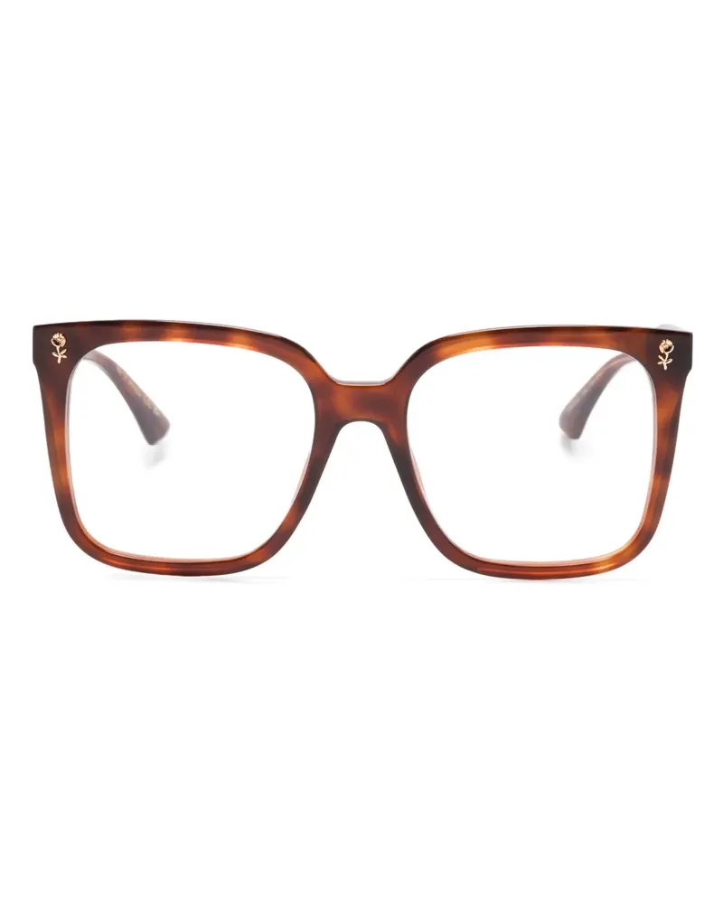 Etro Brille mit eckigem Gestell - Braun Braun