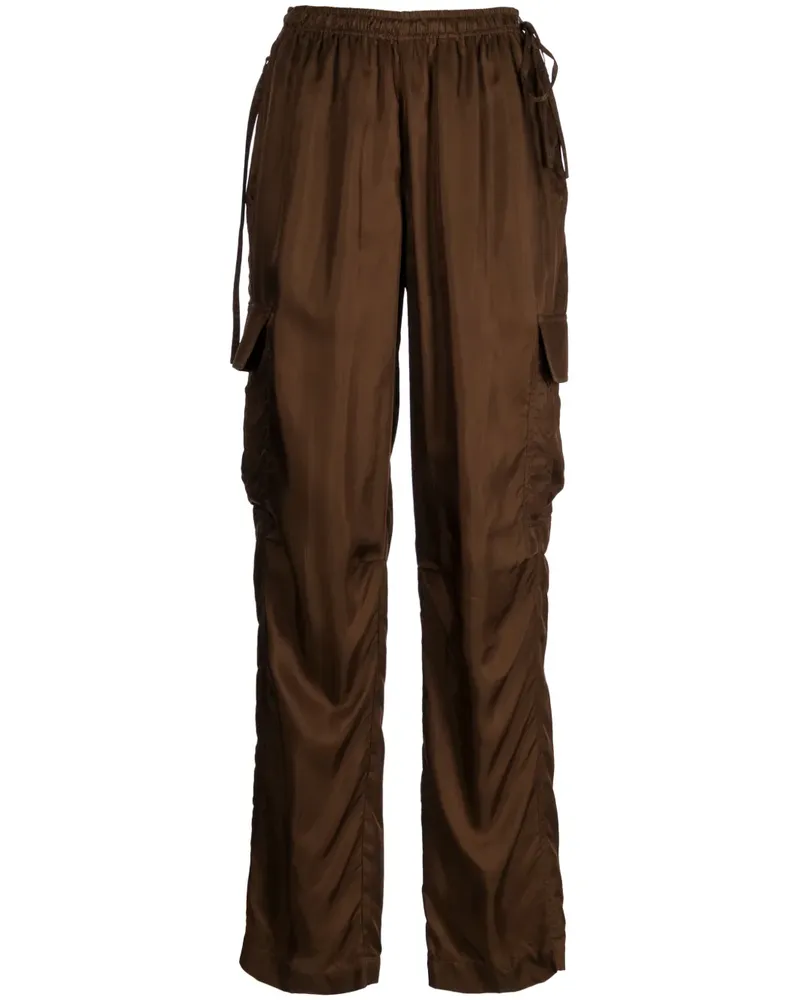 Helmut Lang Cargohose mit weitem Bein - Braun Braun