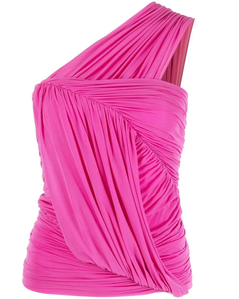 Rick Owens Asymmetrische Bluse mit Drapierung - Rosa Rosa