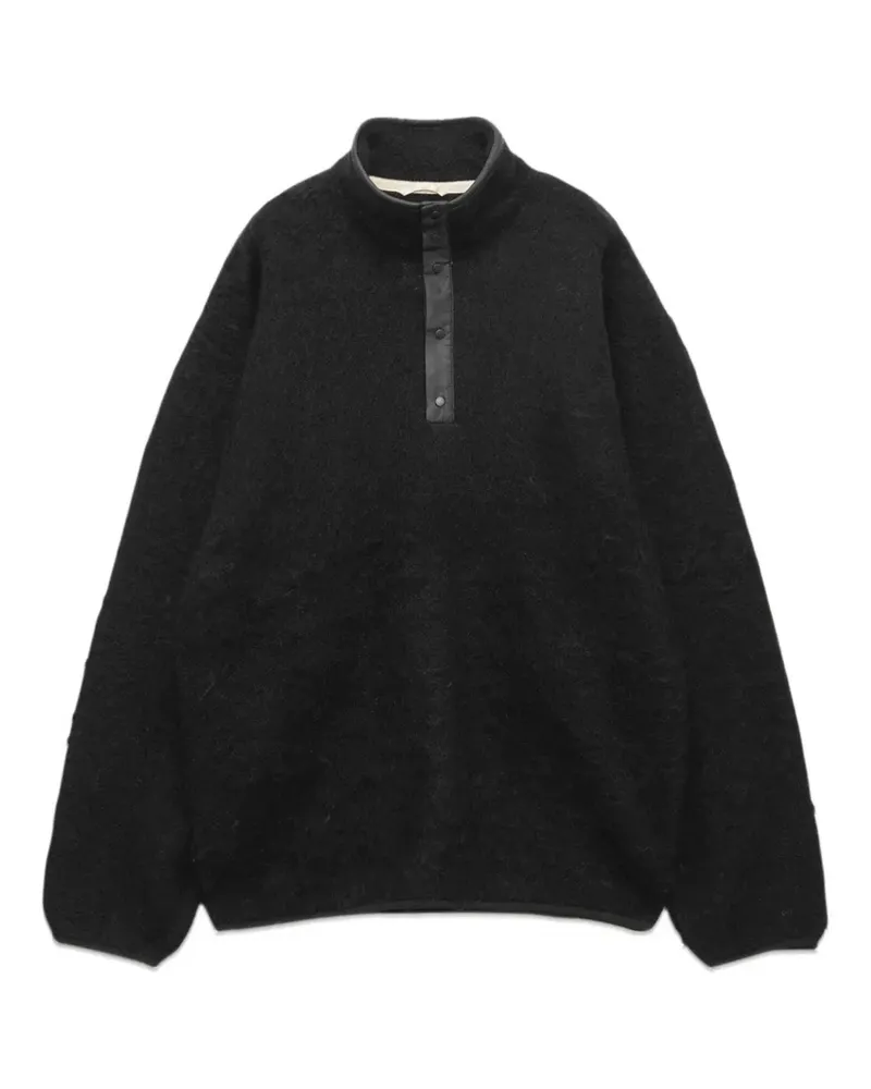 nanamica Texturierter Pullover - Schwarz Schwarz