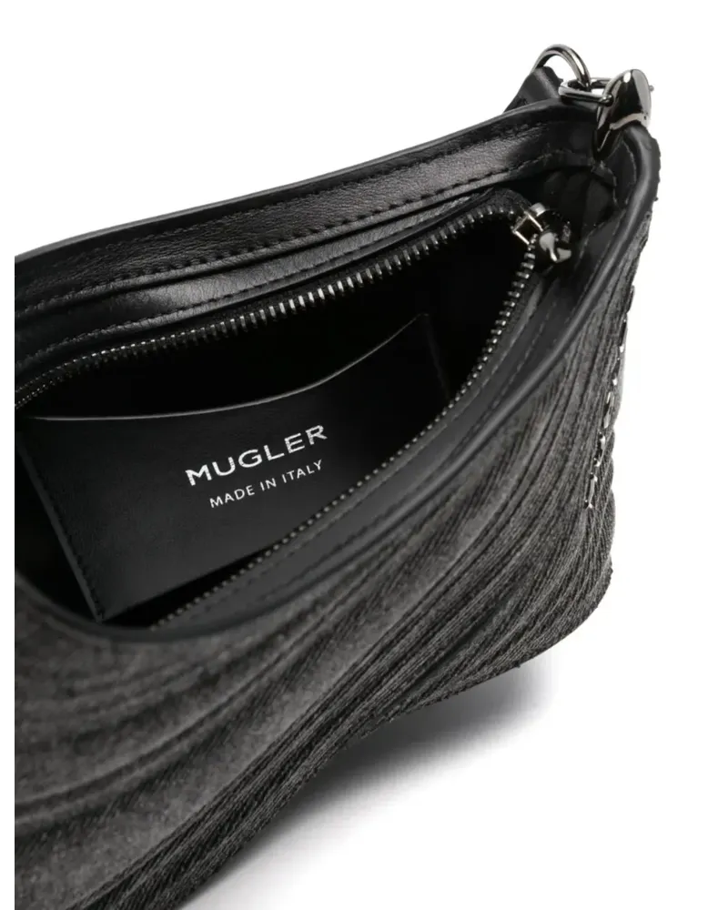 Thierry Mugler Spiral Curve Schultertasche - Blau Blau