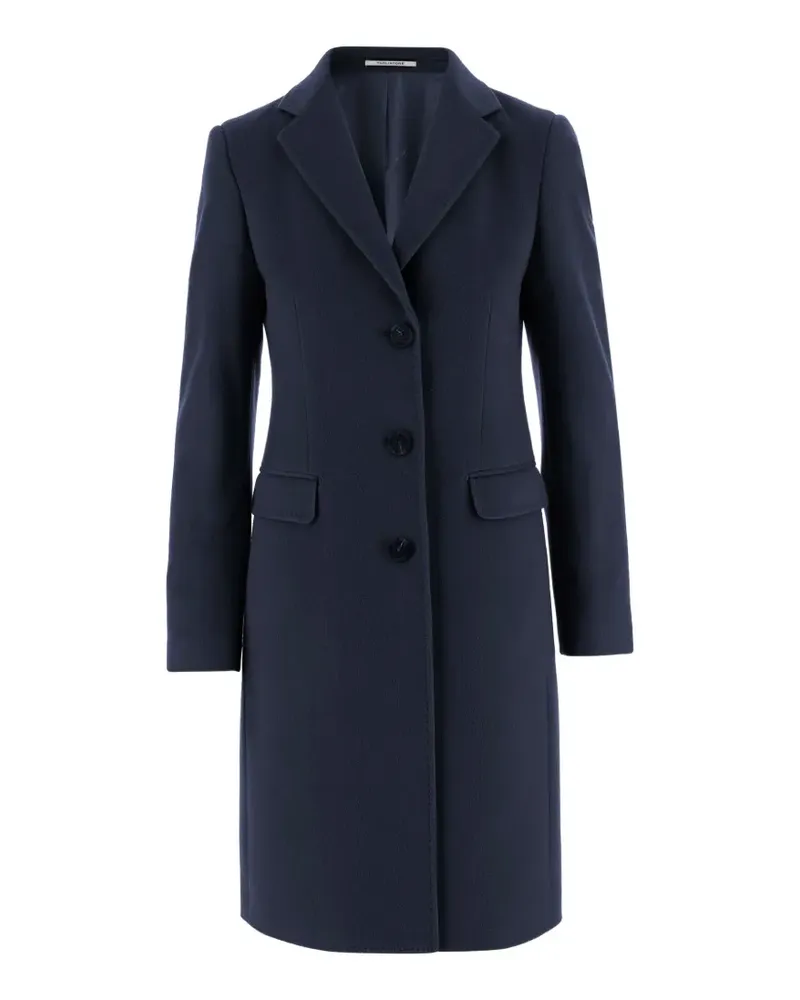 Tagliatore Einreihiger Mantel aus Kaschmir - Blau Blau