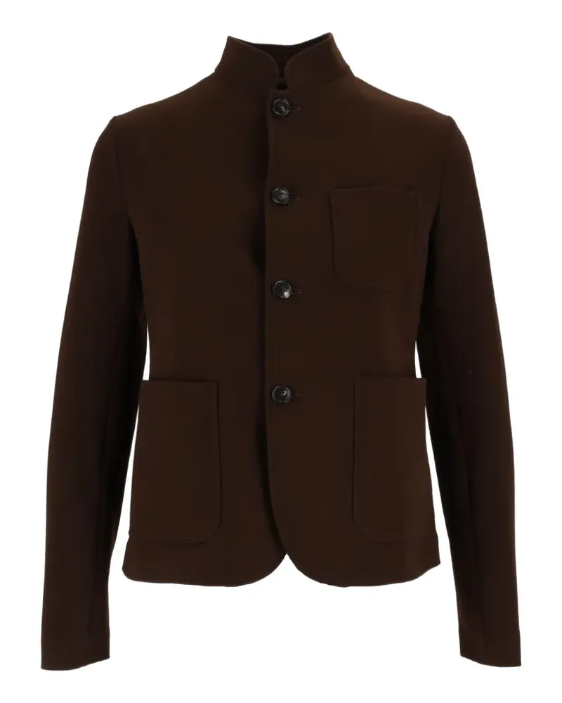 CIRCOLO 1901 Schmale Jacke mit vier Knöpfen - Braun Braun