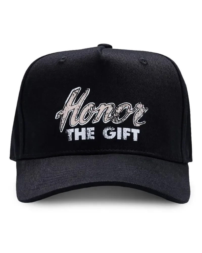 Honor The Gift Heart & Pride Baseballkappe - Schwarz Schwarz