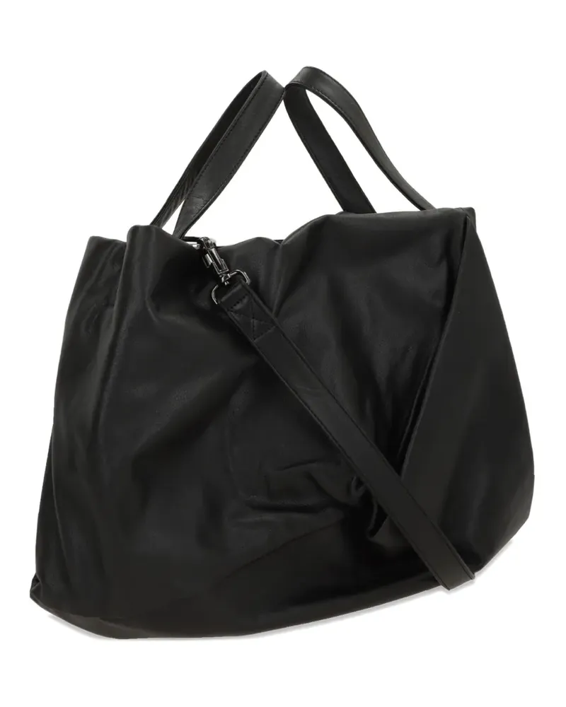 Yohji Yamamoto top-handle tote bag - Schwarz Schwarz