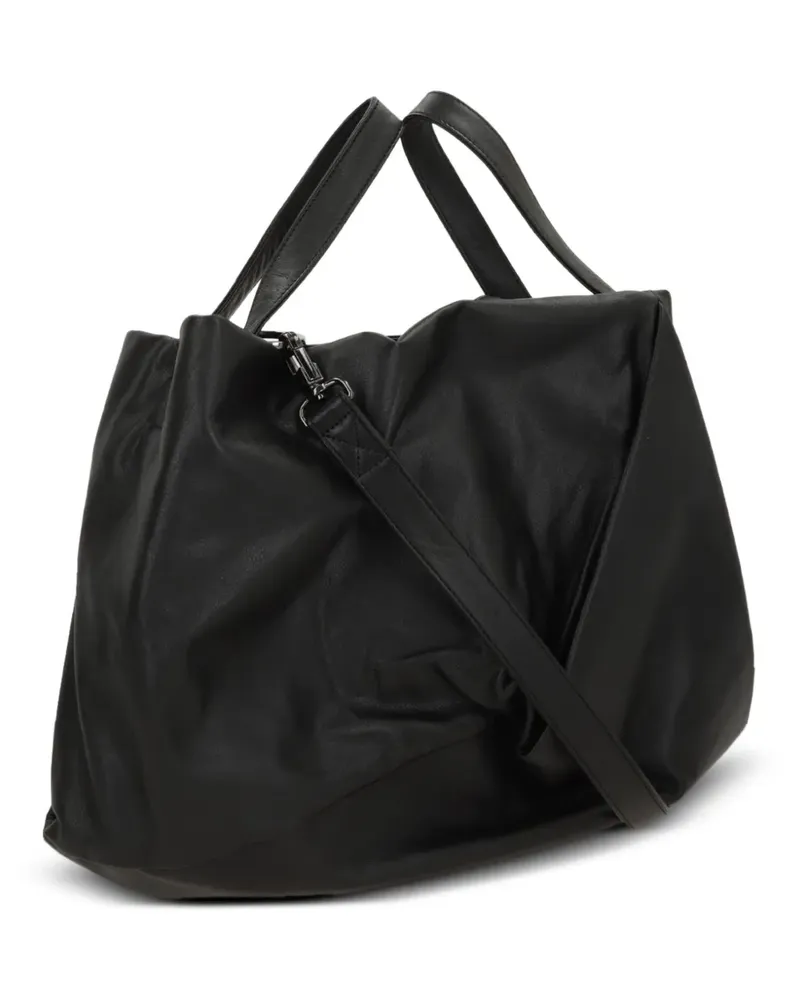 Yohji Yamamoto Klassische Tote Bag - Schwarz Schwarz