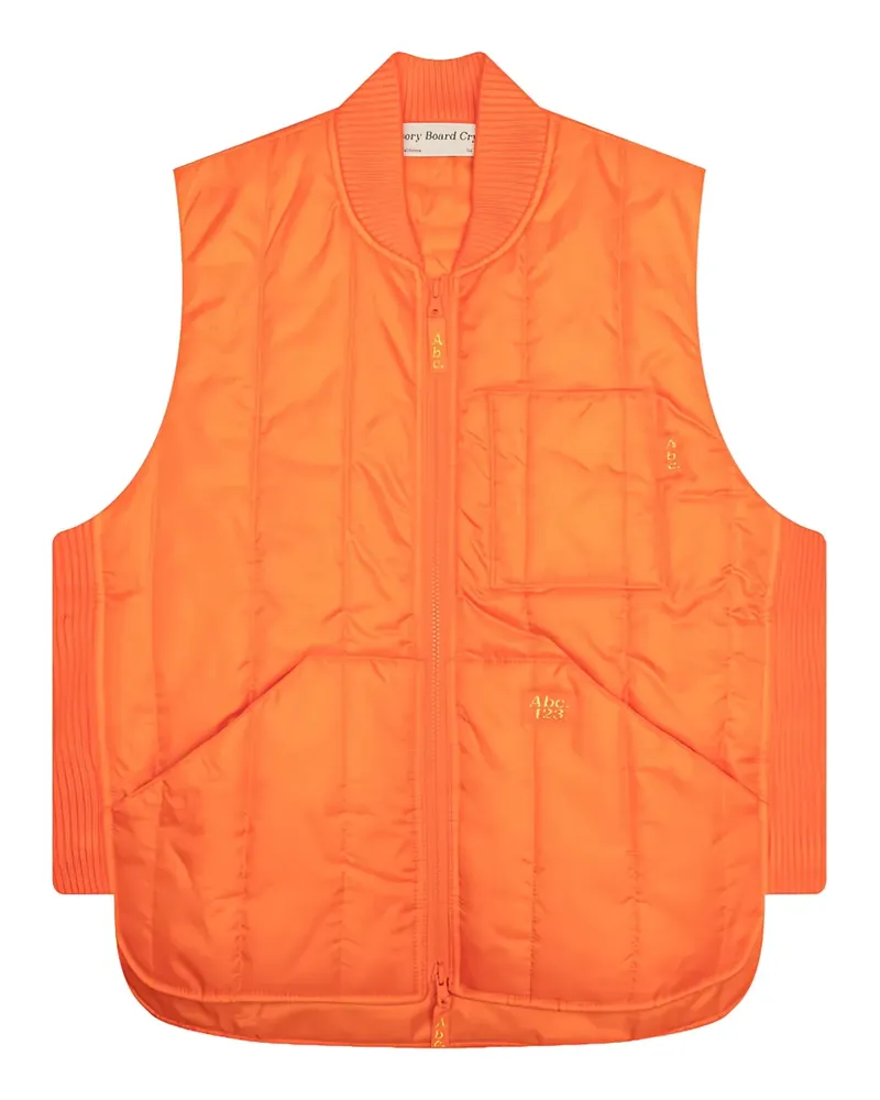 Abc. Gesteppte Weste - Orange Orange