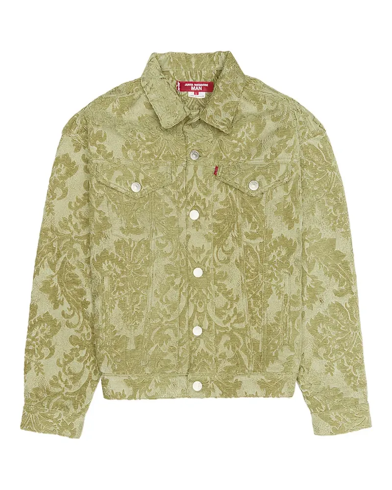 Junya Watanabe x Levi's Jeansjacke mit Damaszenermuster - Grün Grün
