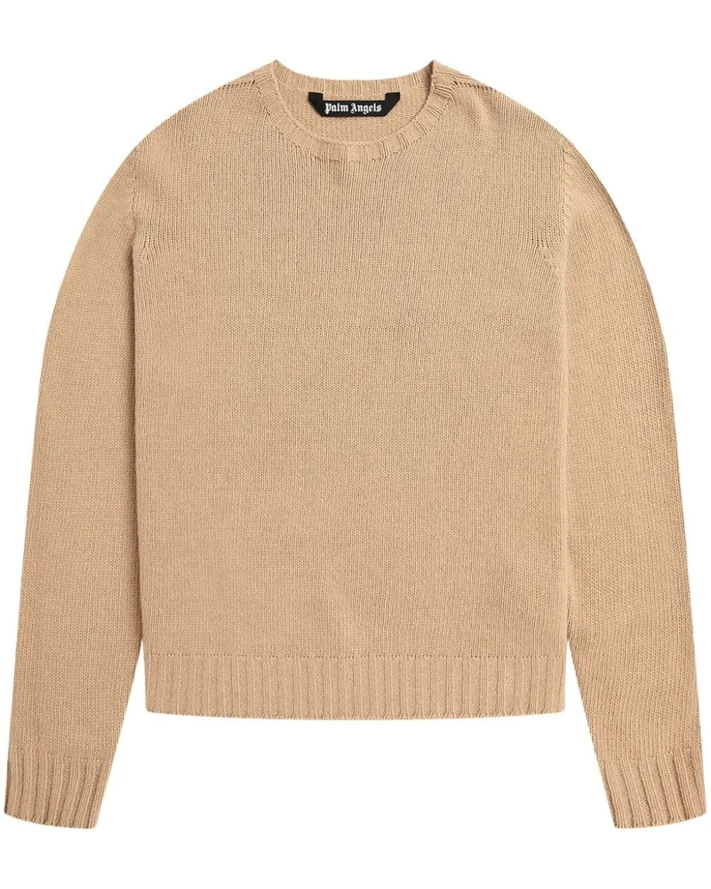 Palm Angels Pullover mit Logo-Stickerei - Nude Nude