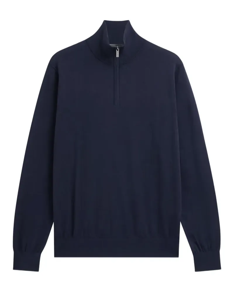 Pringle of Scotland Pullover mit kurzem Reißverschluss - Blau Blau