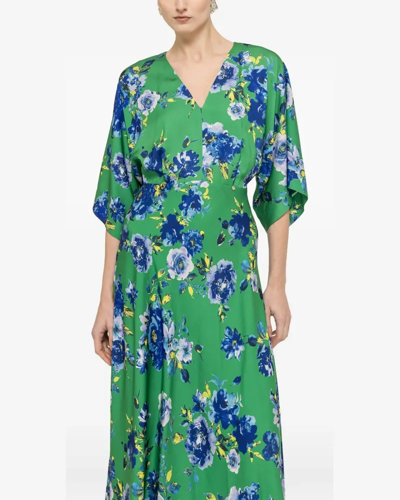 NISSA Midikleid mit Print - Grün Grün