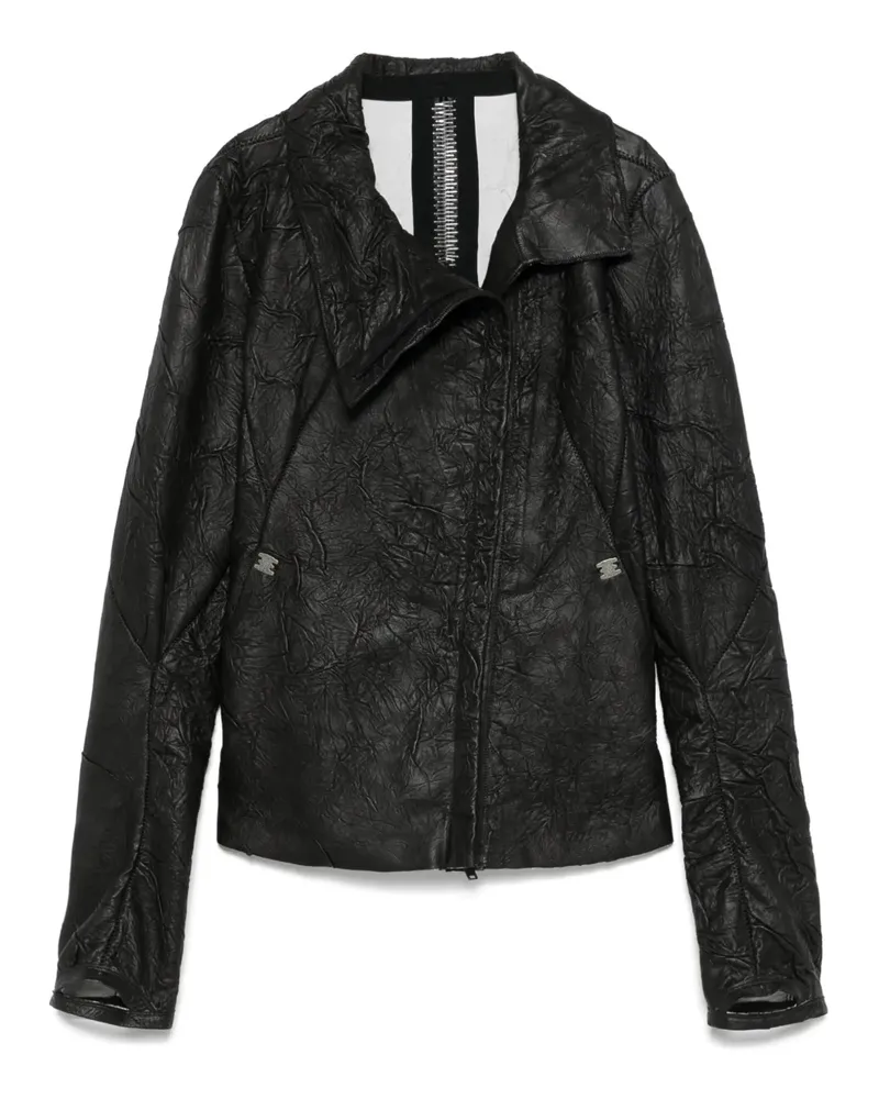 Isaac Sellam Prudent Lederjacke - Schwarz Schwarz