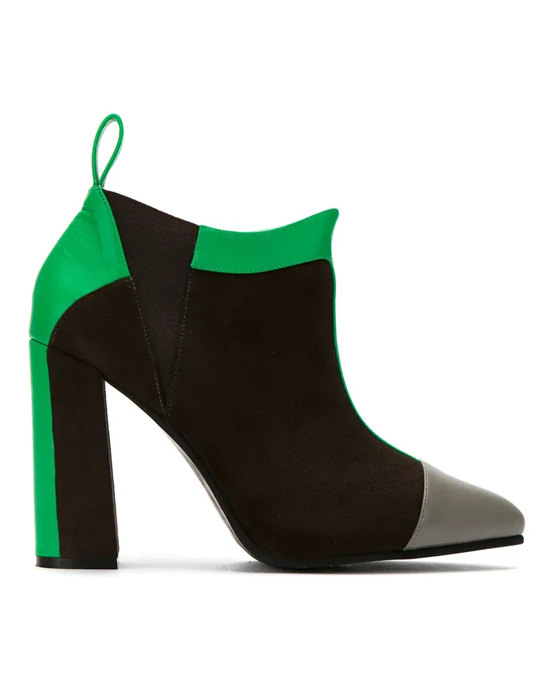 Sarah Chofakian Stiefeletten in Colour-Block-Optik - Braun Braun