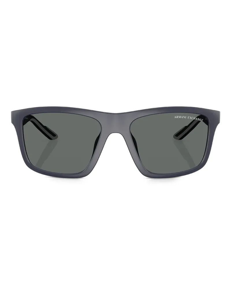 Armani Exchange Matte Sonnenbrille - Blau Blau