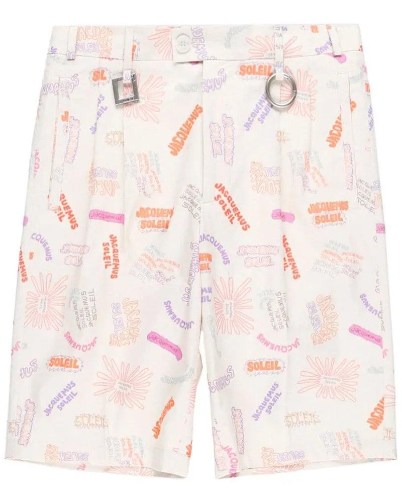 Jacquemus Le short rond carre Shorts - Nude Nude